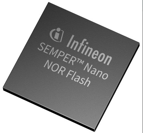 英飞凌推出 256 mbit semper nano nor flash 闪存产品